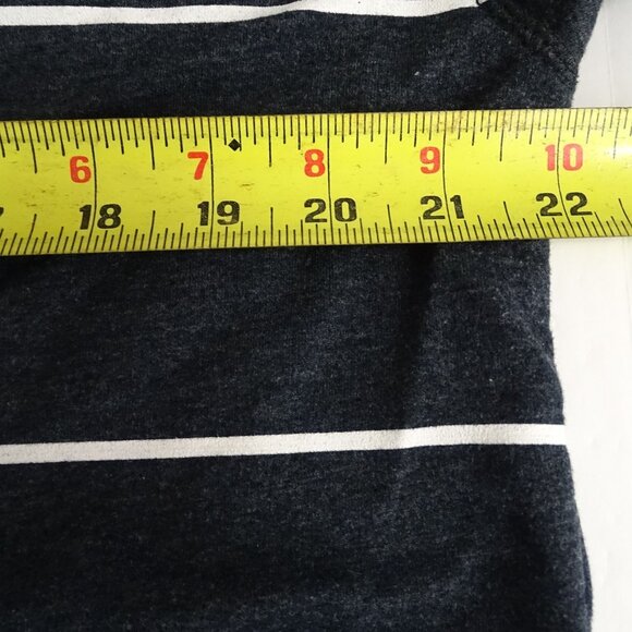 Billabong Striped Full Zip Hoodie Jacket Men Size L Charcoal Gray White Pockets - Picture 8 of 11